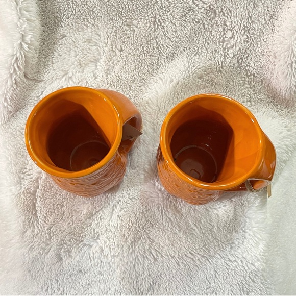 🆕NWT🍁☕️OPPORTUNITIES EMBOSSED PUMPKIN COZY MUGS SET☕️🍁 - Picture 8 of 10